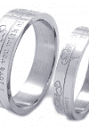 DR133 Кольца парные двойные - сделаны из ювелирной стали и прекрасно подойдут на помолвку, венчание, свадьбу или в подарок вашей второй половинке. Наши кольца не темнеют со временем, не вызывают аллергии и не отличаются от своих ювелирных аналогов.