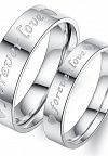DR035 Двойные кольца "Forever Love" - сделаны из ювелирной стали и прекрасно подойдут на помолвку, венчание, свадьбу или в подарок вашей второй половинке. Наши кольца не темнеют со временем, не вызывают аллергии и не отличаются от своих ювелирных аналогов.