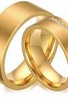 DR170 Кольца помолвочные покрытие золотом - сделаны из ювелирной стали и прекрасно подойдут на помолвку, венчание, свадьбу или в подарок вашей второй половинке. Наши кольца не темнеют со временем, не вызывают аллергии и не отличаются от своих ювелирных аналогов.
