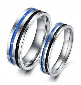 DR050 Парные кольца для помолвки "Небесная чистота" - сделаны из ювелирной стали и прекрасно подойдут на помолвку, венчание, свадьбу или в подарок вашей второй половинке. Наши кольца не темнеют со временем, не вызывают аллергии и не отличаются от своих ювелирных аналогов.