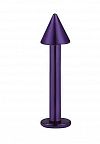 PR-LR-043 Пирсинг лабрет стрелка фиолетовый