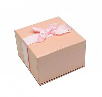 UP26 Подарочная коробка для кулона, колец розового цвета