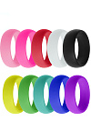 SLK-RING-001 Кольца силиконовые разноцветные набор (10 шт.)