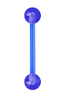 PR-SN-141 Пирсинг штанга темно-синяя из биопластика