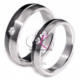 DR105 Помолвочные кольца - сделаны из ювелирной стали и прекрасно подойдут на помолвку, венчание, свадьбу или в подарок вашей второй половинке. Наши кольца не темнеют со временем, не вызывают аллергии и не отличаются от своих ювелирных аналогов.