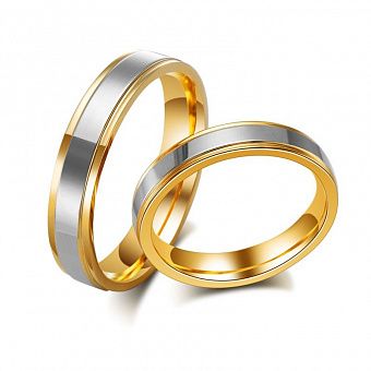DR166 Парные кольца для помолвки - сделаны из ювелирной стали и прекрасно подойдут на помолвку, венчание, свадьбу или в подарок вашей второй половинке. Наши кольца не темнеют со временем, не вызывают аллергии и не отличаются от своих ювелирных аналогов.