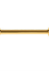 PR-SN-027 Пирсинг в ухо штанга золотая