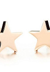 ER15 Серьги звездочки золотистые