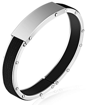 MB208 Браслет из стали с каучуковыми вставками и планкой под гравировку, стоимость 2 000 руб Характеристики: Материал - Каучук (резина), Вес - , Комплектация - Браслет, Страна производства - ;