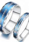 DR019 Парные кольца для влюбленных - сделаны из ювелирной стали и прекрасно подойдут на помолвку, венчание, свадьбу или в подарок вашей второй половинке. Наши кольца не темнеют со временем, не вызывают аллергии и не отличаются от своих ювелирных аналогов.