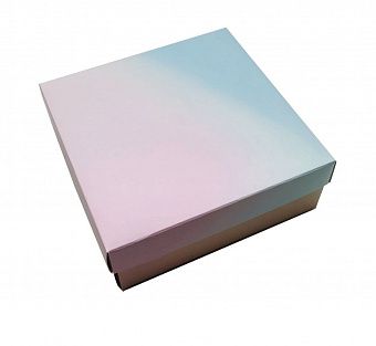 UP33 Подарочная коробка розово-голубая