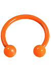 PR-CR-006 Пирсинг в нос циркуляр в септум оранжевый
