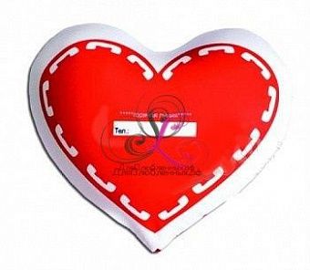 PD01 Подушка антистресс валентинка Сердце