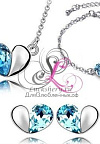 KY02 Комплект украшений CRYSTAL Swarovski (покрытие золото)