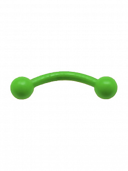 PR-BN-028 Микробанан в бровь, ухо, пупок шарики ярко-зеленый